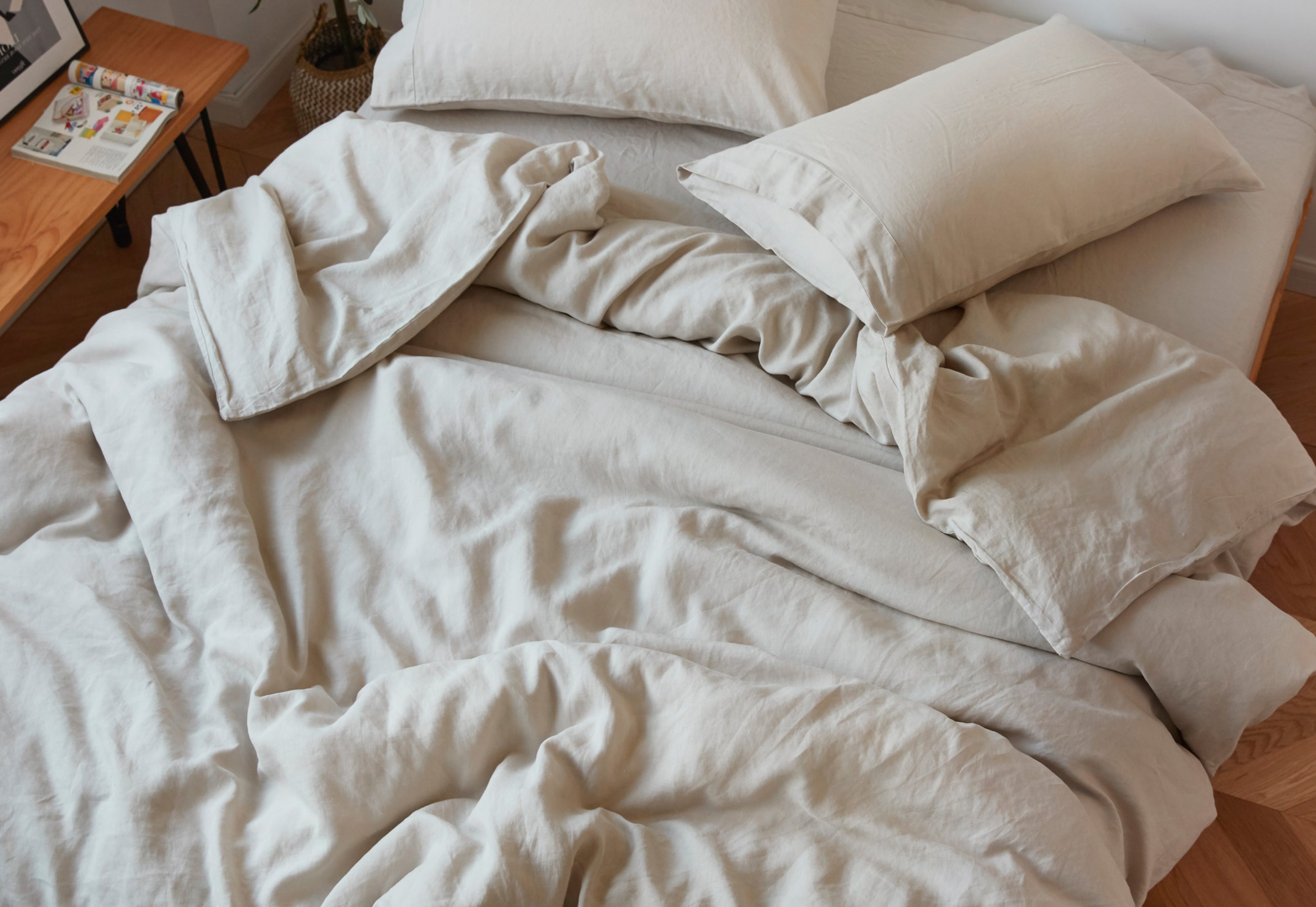 featured review onLuxeWeave Linen Duvet Cover