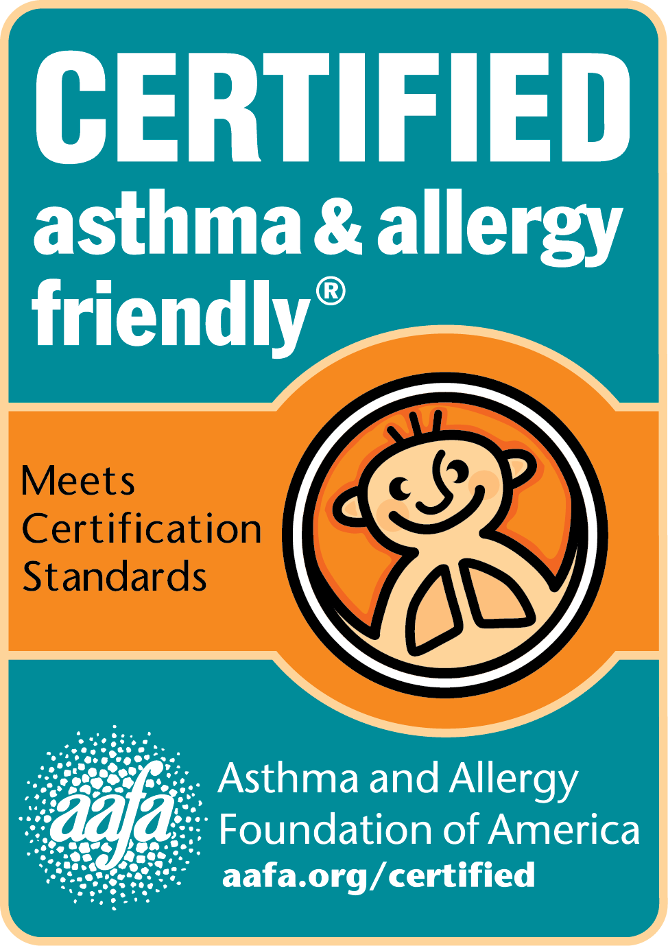 certified asthma allergy friendly