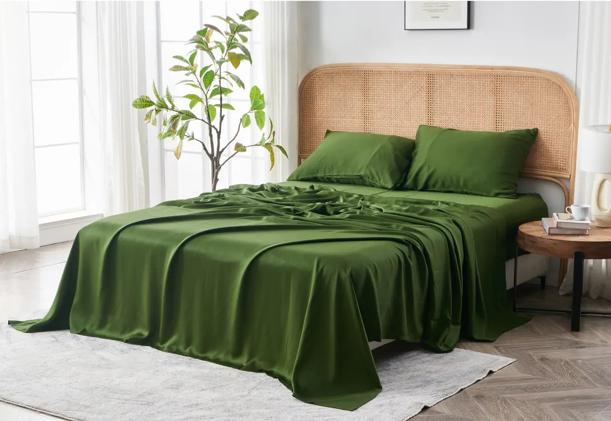 featured review onAiryWeight Eucalyptus Sheet Sets