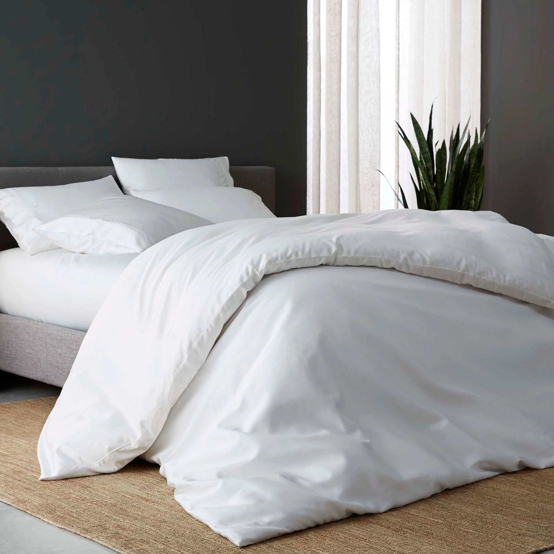 Organic Bamboo Duvet Cover - Sand / King