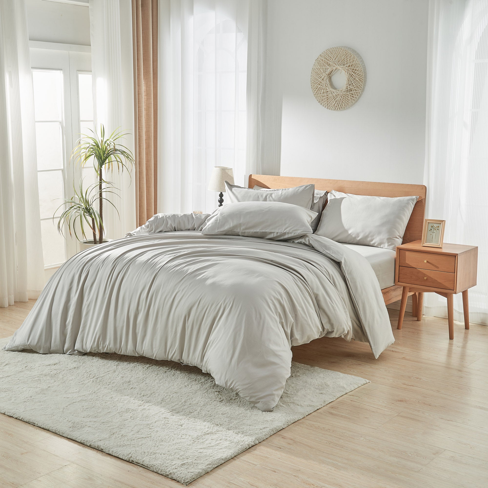 Sijo Cotton Duvet Cover - Thumbnail 4