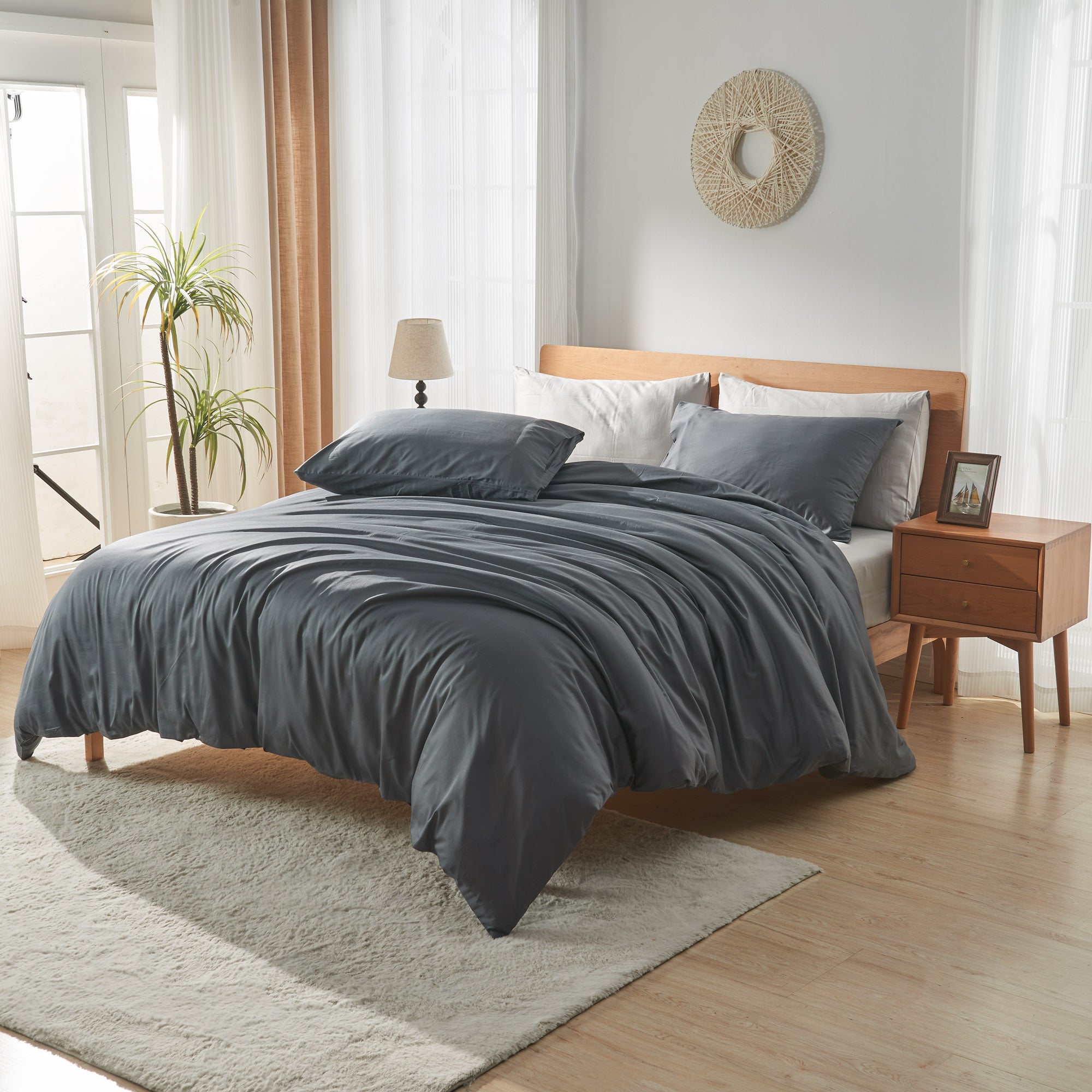 Sijo Cotton Duvet Cover - Thumbnail 3