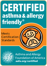 Asthma and Allergy friendly certified