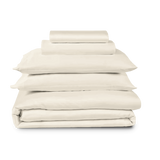 LuxeSoft Cotton Sheet Set, Organic Cotton Collection, LuxeSoft Organic Sateen Cotton Bedding