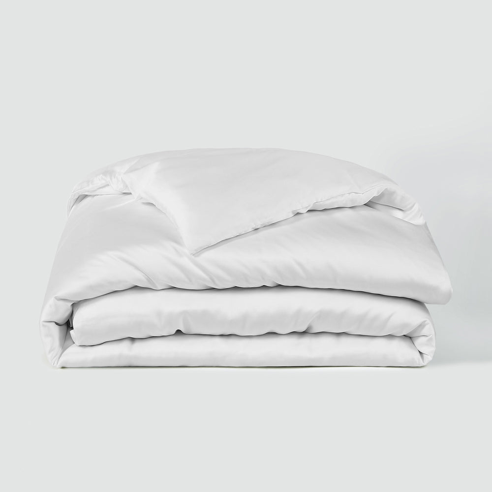  Buffy 100% Eucalyptus Lyocell Duvet Cover with Corner Ties -  Protects and Covers Your Comforter/Duvet Insert, Silky Soft,  Cool-to-The-Touch, Naturally-Dyed (White, Full/Queen) : Everything Else