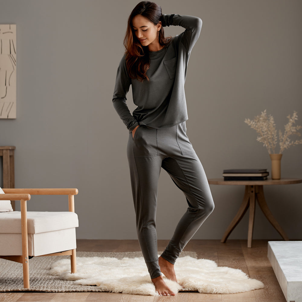 Women's Leggings Grey Loungewear