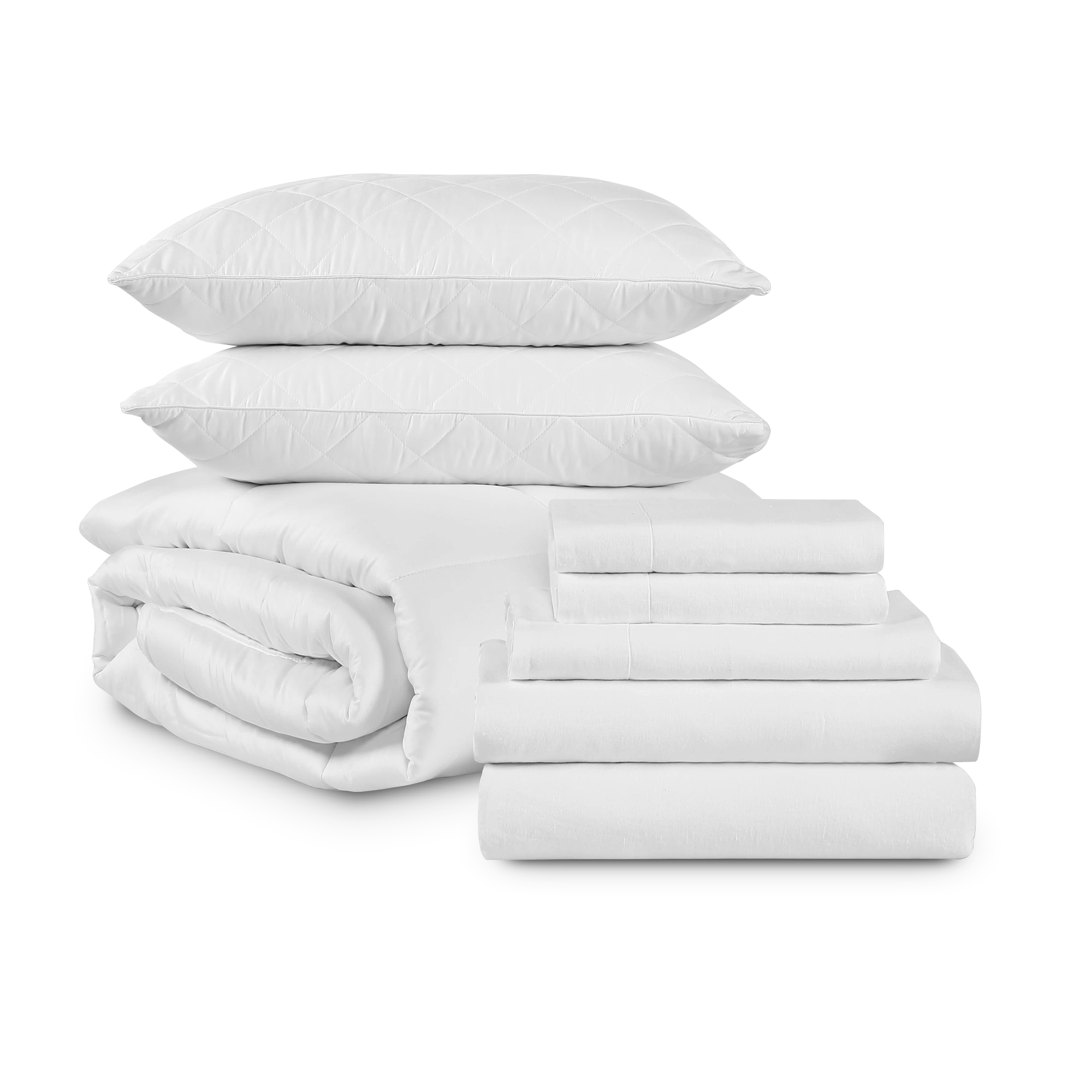 LuxeWeave™ Collection, LuxeWeave Linen Move In Bundle, French Linen Bedding