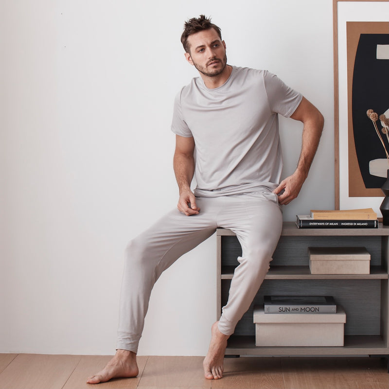 Men's Short Sleeve Pajama Shirt: Pajama Top – Sijo