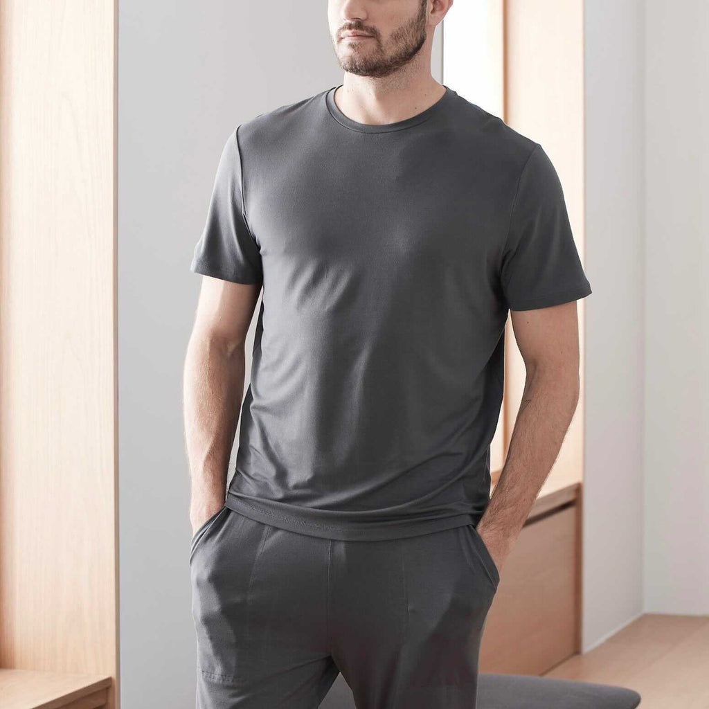 【お試し価格！】 Men's Short Sijo – Top Pajama Shirt: Pajama Sleeve トップス