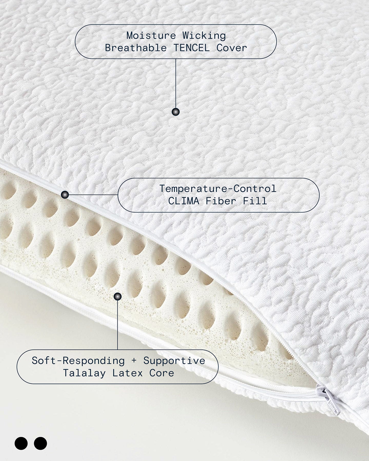 CLIMA Pillow: Best Cooling Adaptive Latex Pillow - Sijo