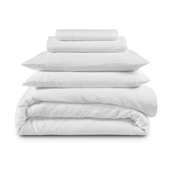 LuxeWeave™ Collection LuxeWeave Linen Bedding Bundle, French Linen Bedding